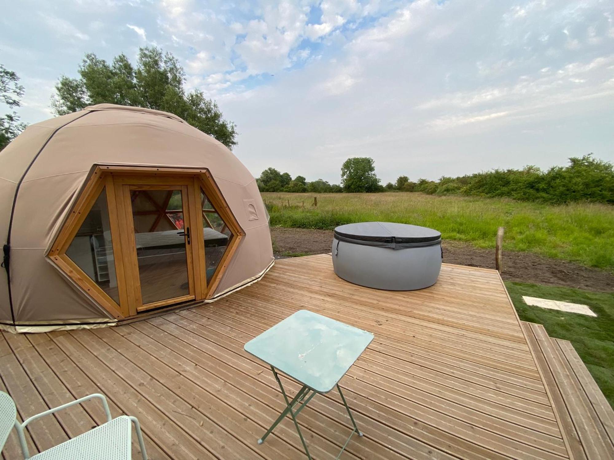 Dome Geodesique - Baie De Somme Hotell Favières Exteriör bild